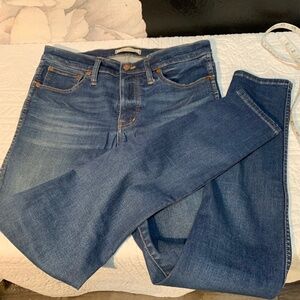 Madewell size 29 high rise skinny - soft denim